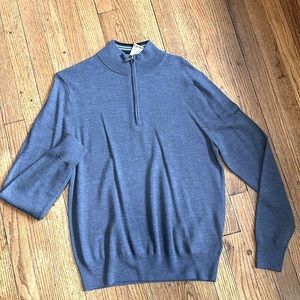 Navy Blue Brooks Brothers Men’s SweaterSmall